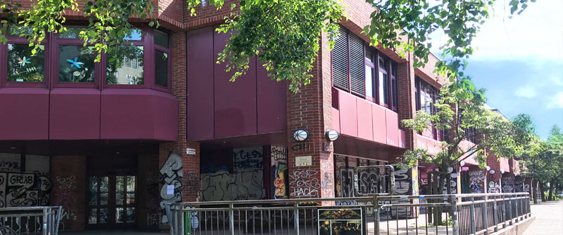 Schulsozialarbeit an der Gustav-Meyer-Schule, Förderzentrum, Schwerpunkt „Geistige Entwicklung“, Schulgebäude