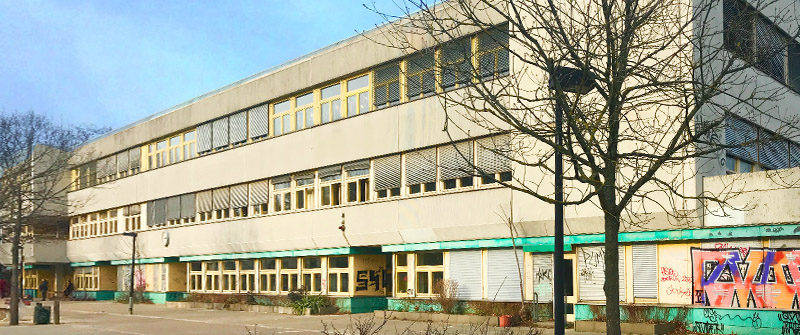 Schulbezogene Sozialarbeit an der Möwensee-Grundschule, Berlin Mitte, Schulgebäude